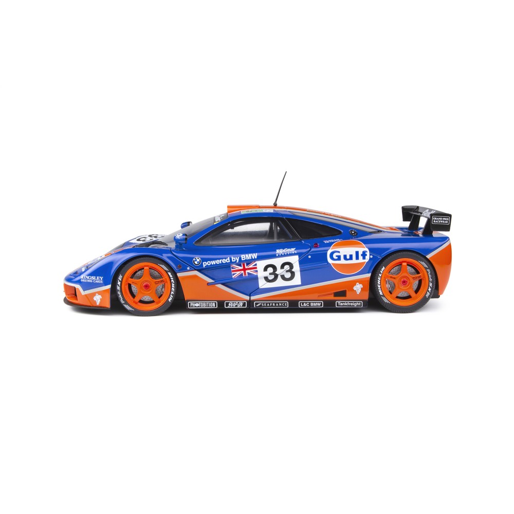 Solido 1804101 McLaren F1 GTR Short Tail - 24H Le Mans 1996 Bellm, Lehto, Weaver No. 33 Scale 1:18