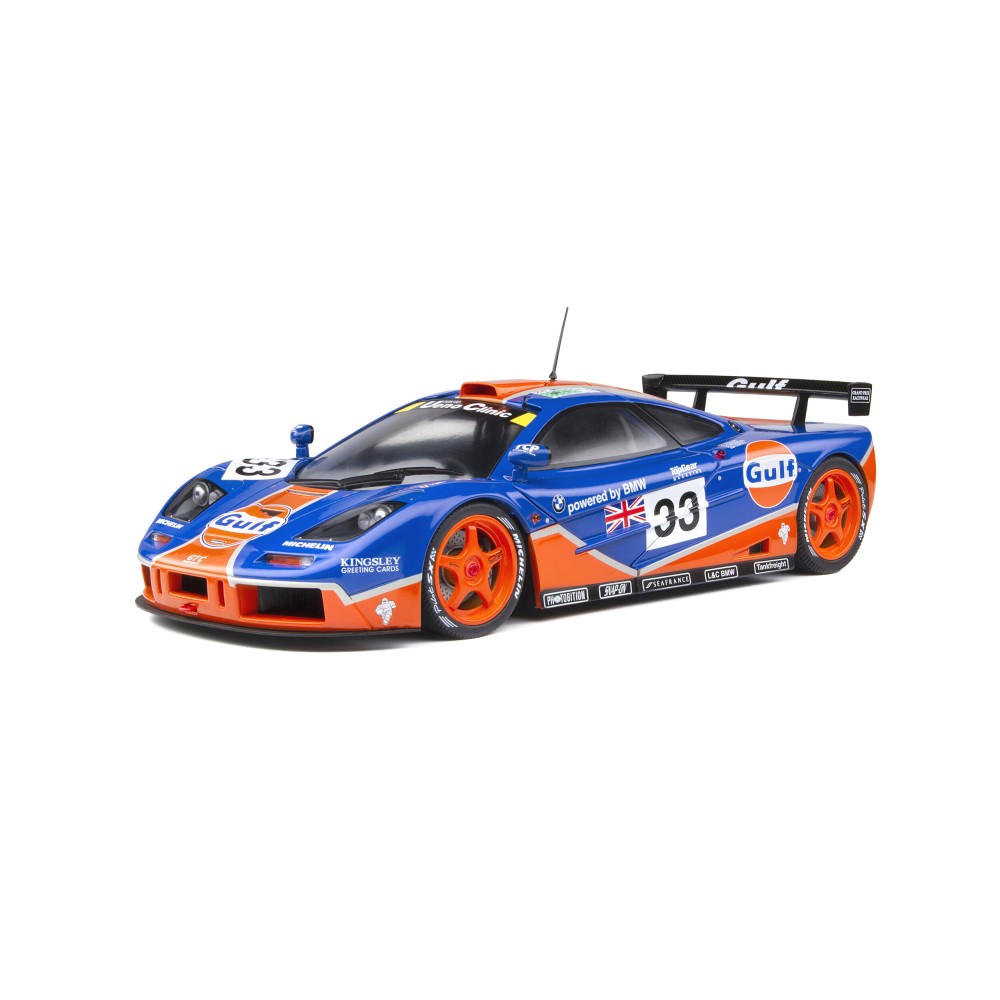 Solido 1804101 McLaren F1 GTR Short Tail - 24H Le Mans 1996 Bellm, Lehto, Weaver No. 33 Scale 1:18