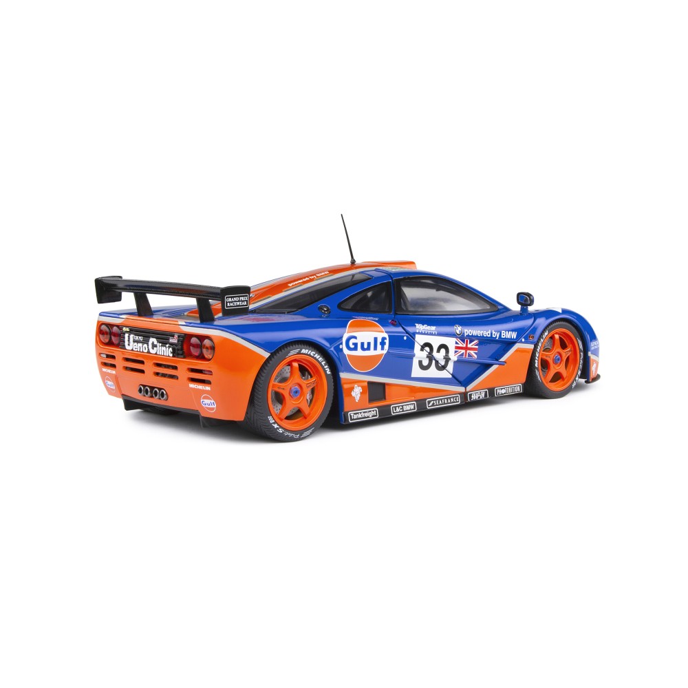 Solido 1804101 McLaren F1 GTR Short Tail - 24H Le Mans 1996 Bellm, Lehto, Weaver No. 33 Scale 1:18