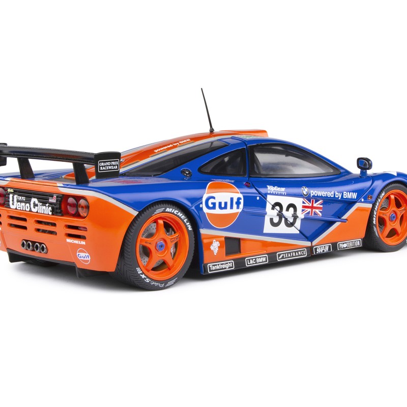 Solido 1804101 McLaren F1 GTR Short Tail - 24H Le Mans 1996 Bellm, Lehto, Weaver No. 33 Scale 1:18