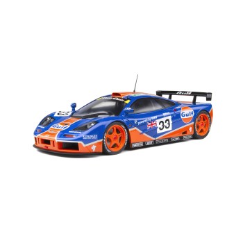 Solido 1804101 McLaren F1 GTR Short Tail - 24H Le Mans 1996 Bellm, Lehto, Weaver No. 33 Scale 1:18