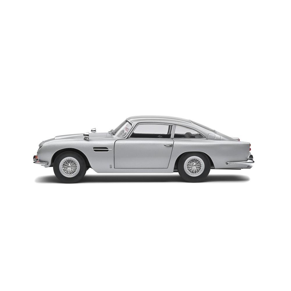Solido 1807101 ASTON MARTIN DB5 RHD Silver Birch 007 Bond Style - Scale 1:18