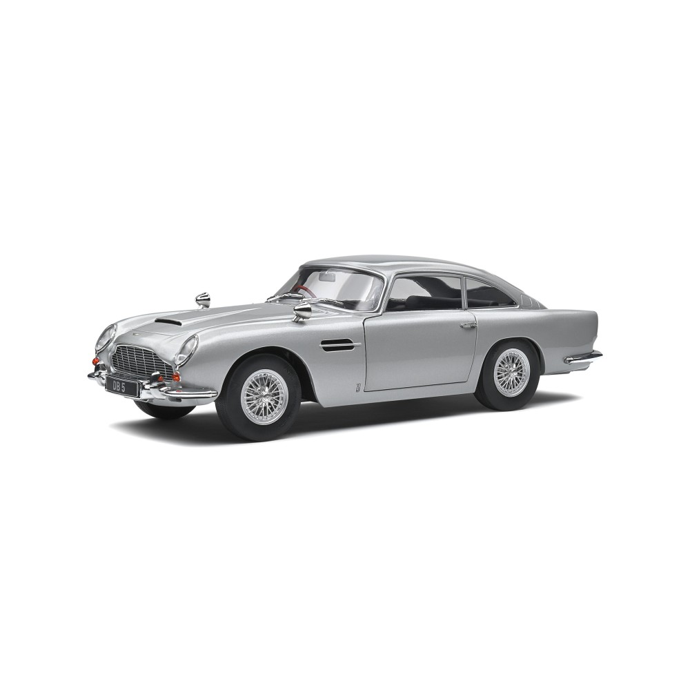 Solido 1807101 ASTON MARTIN DB5 RHD Silver Birch 007 Bond Style - Scale 1:18