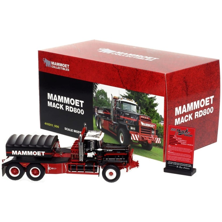 Heavy Haul Replicas 410311 - Heavy Haul 1990 Mack RD800 - Mammoet  - Scale 1:50