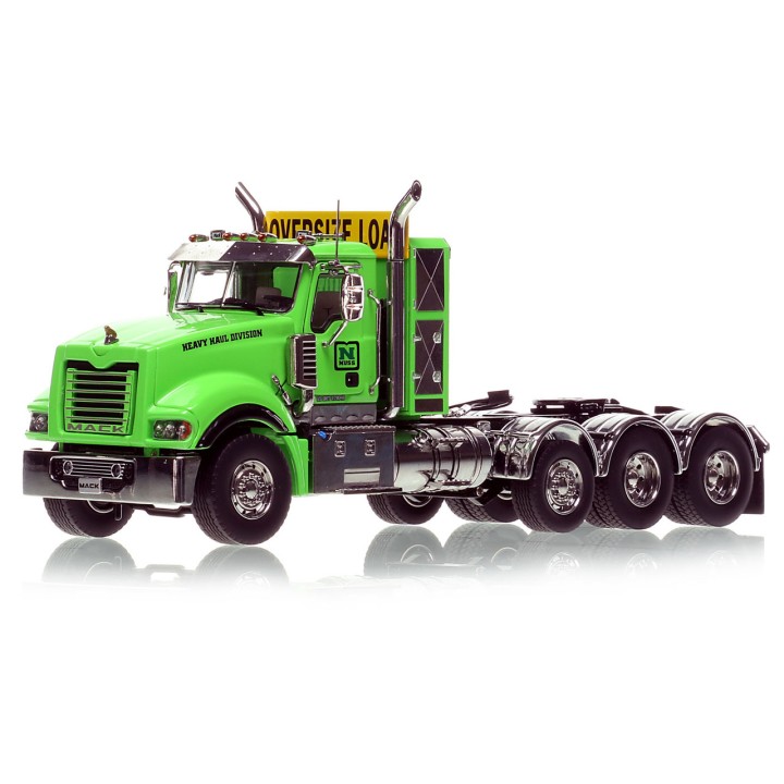 Heavy Haul Replicas HHR135C-1 - 2014 Mack Titan Tri-Axle Prime Mover Nuss Truck & Equipment - Scale 1:50
