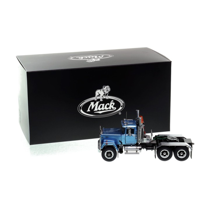 Heavy Haul Replicas HHR138N-1 - Mack Superliner Heavy Spec 6x4 Prime Mover - Metallic Light Blue - Scale 1:50