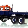 Heavy Haul Replicas ZHHR129B-2 - Heavy Haul Mack RD800 Tractor with Ballast Tray - Orange Blue over Black 1:50