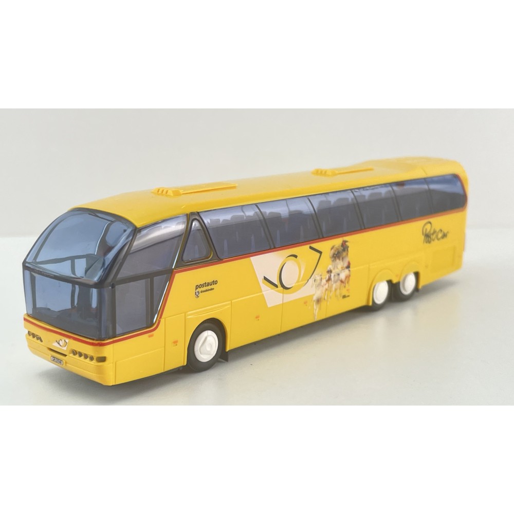 AVM Neoplan Cityliner Coach Bus Postauto Graubünden - Scale 1:87