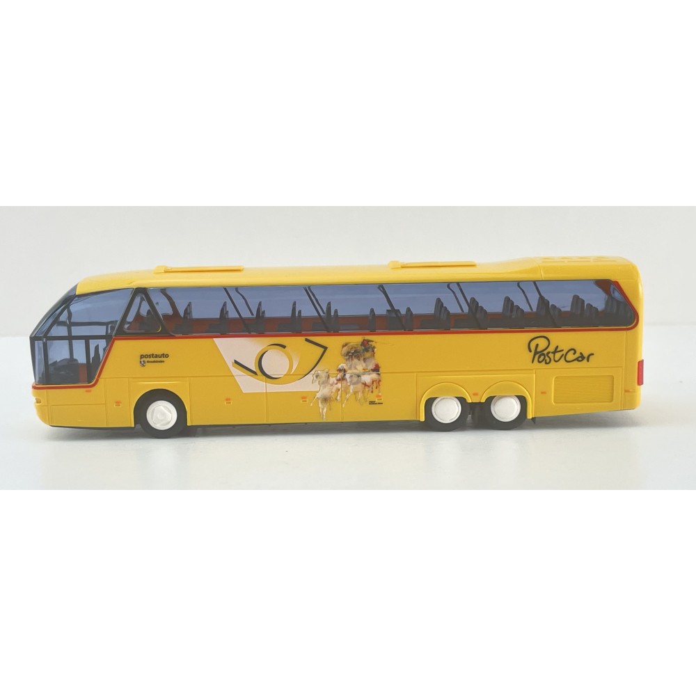 AVM Neoplan Cityliner Coach Bus Postauto Graubünden - Scale 1:87