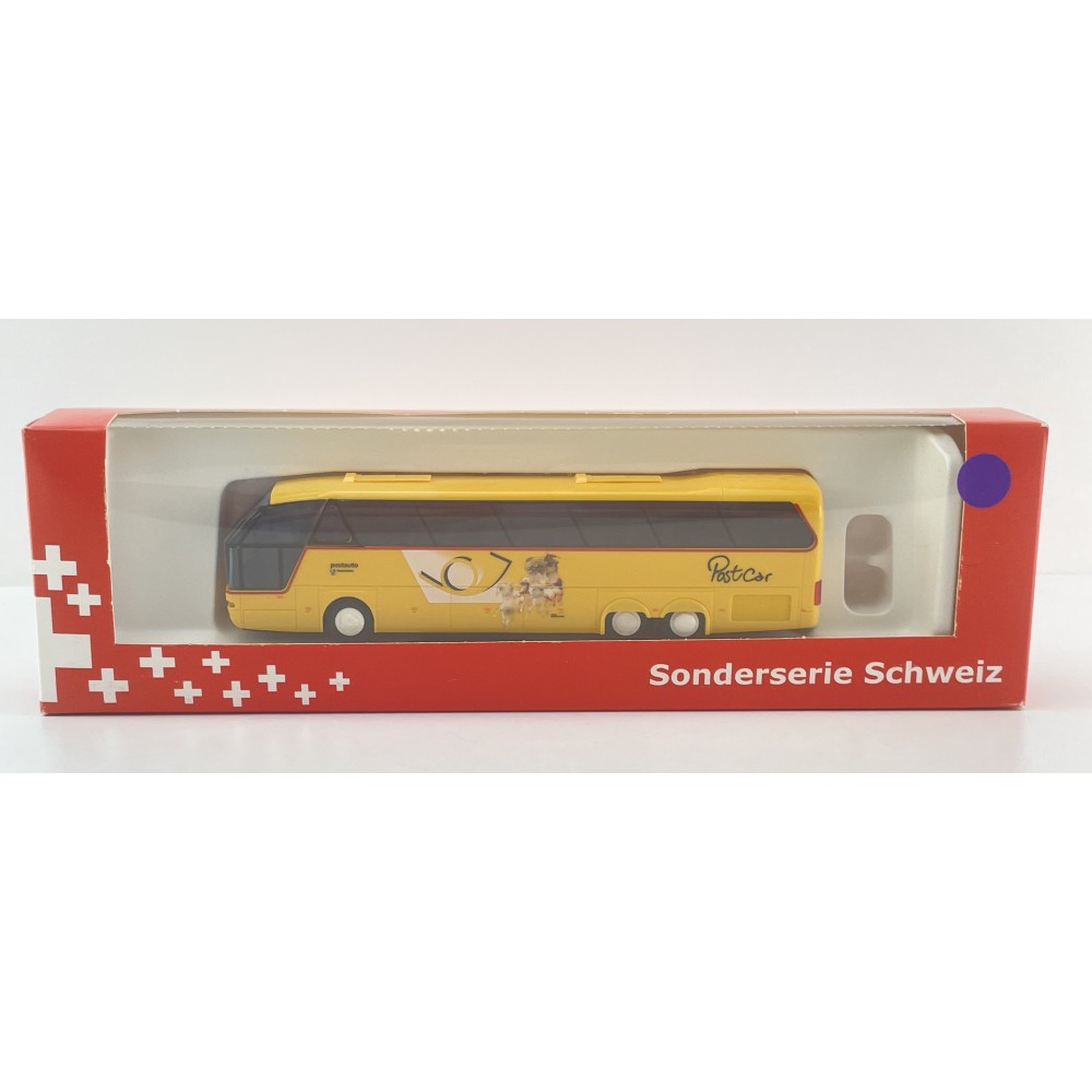 AVM Neoplan Cityliner Coach Bus Postauto Graubünden - Scale 1:87