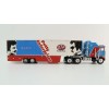 Brekina - 1980 Kenworth K100 Aerodyne with Racing Trailer - STP Racing Team Petty Enterprises - Scale 1:87
