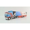 Brekina - 1980 Kenworth K100 Aerodyne with Racing Trailer - STP Racing Team Petty Enterprises - Scale 1:87