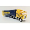 Brekina - 1980 Kenworth K100 Aerodyne with Racing Trailer - Wrangler Racing Team - Scale 1:87