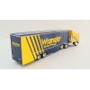 Brekina - 1980 Kenworth K100 Aerodyne with Racing Trailer - Wrangler Racing Team - Scale 1:87