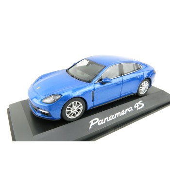 Herpa - 2016 Porsche Panamera 4S 2016 Sapphire Blue Metallic - 1:43 Scale