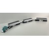 Promotex 006418 -  Kenworth W900 Tri Axle Prime Mover with Australian Dump Trailer Road Train & Dollies - Scale 1:87
