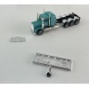Promotex 006418 -  Kenworth W900 Tri Axle Prime Mover with Australian Dump Trailer Road Train & Dollies - Scale 1:87