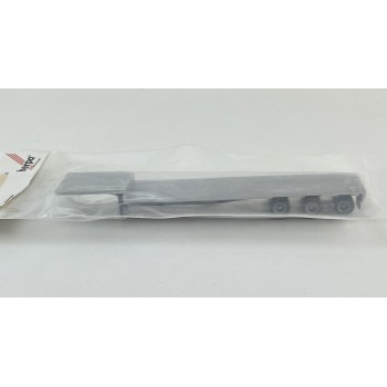 Promotex 5332 - 3 axle Drop Deck Flatbed Semi Trailer - Scale 1:87