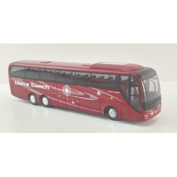 Rietze 64340 MAN Lion's Top Travel Coach Bus Red - Scale 1:87