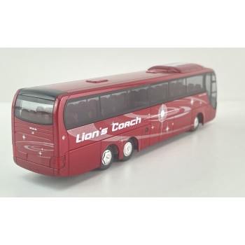 Rietze 64340 MAN Lion's Top Travel Coach Bus Red - Scale 1:87