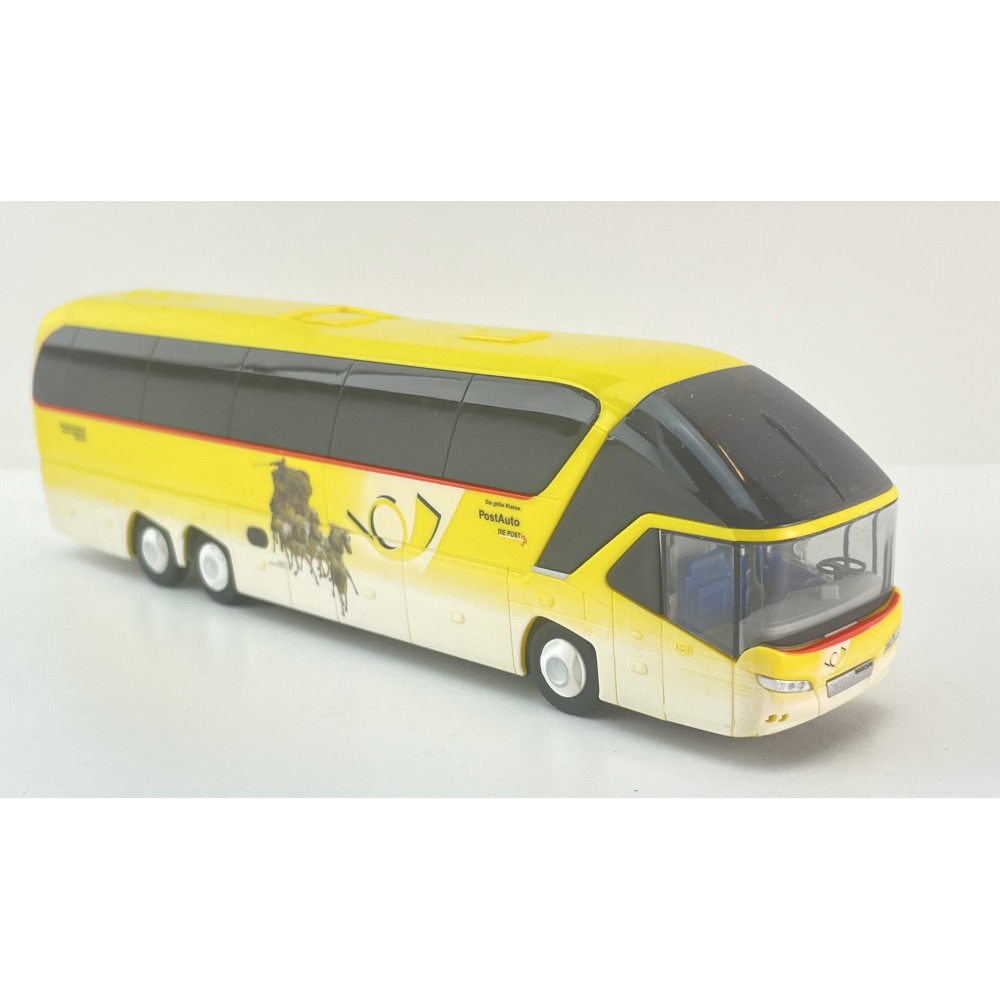 Rietze 66763 Neoplan Starliner II Coach Bus Postauto - Region Graubünden Chur - Scale 1:87