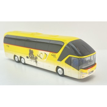 Rietze 66763 Neoplan Starliner II Coach Bus Postauto - Region Graubünden Chur - Scale 1:87