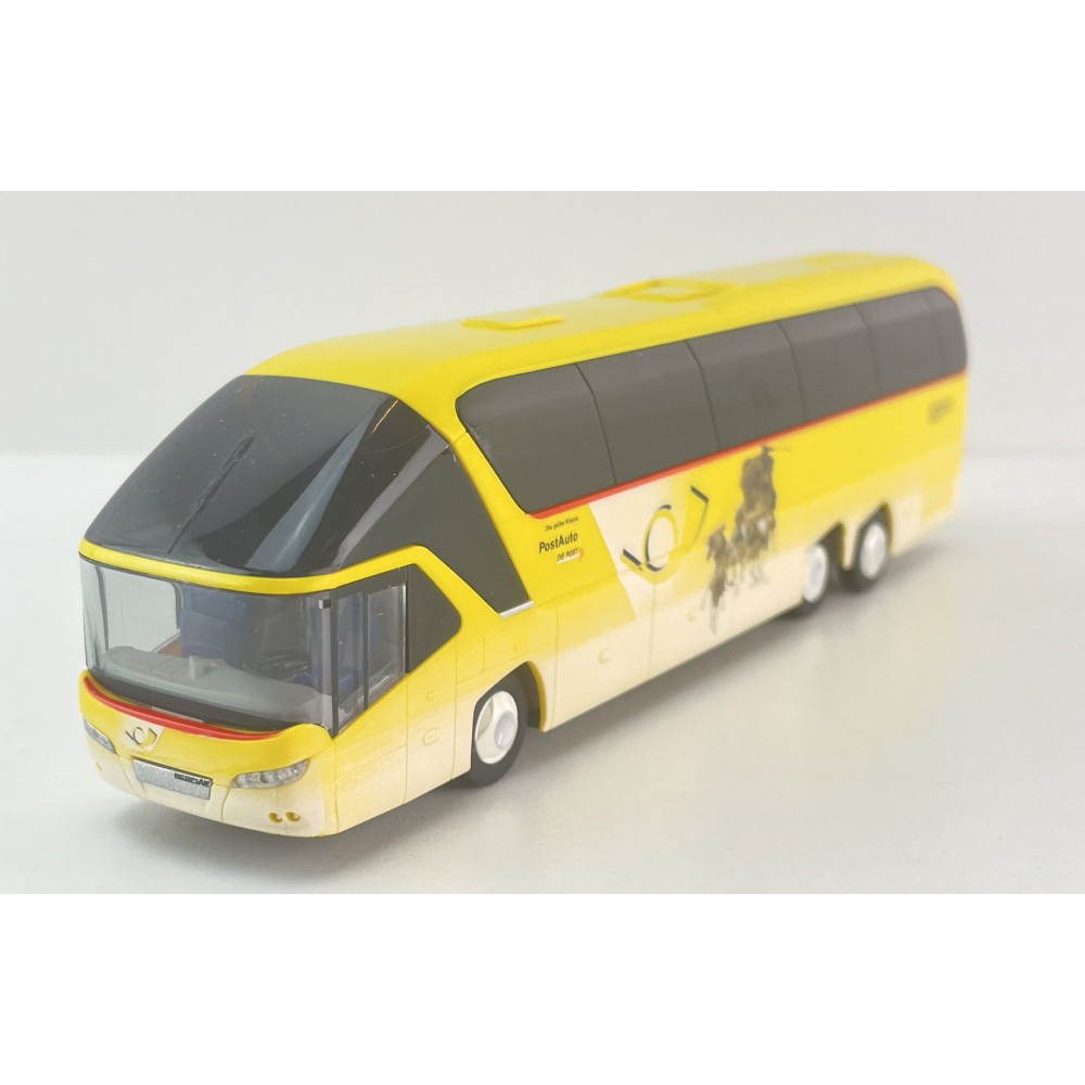 Rietze 66763 Neoplan Starliner II Coach Bus Postauto - Region Graubünden Chur - Scale 1:87
