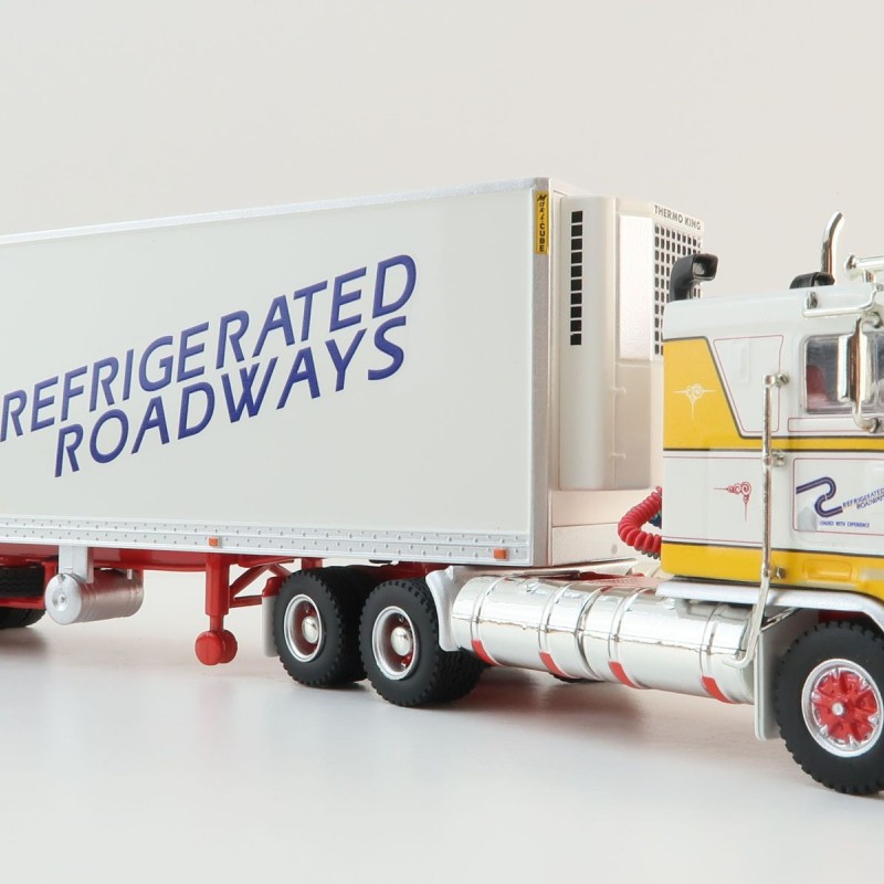 Highway Replicas 12029 Australian Kenworth K100 Prime Mover Freight Semi Reefer Refrigerated Roadways Scale 1:64