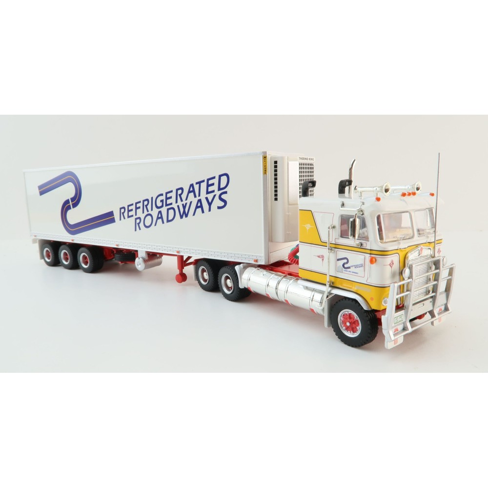 Highway Replicas 12029 Australian Kenworth K100 Prime Mover Freight Semi Reefer Refrigerated Roadways Scale 1:64
