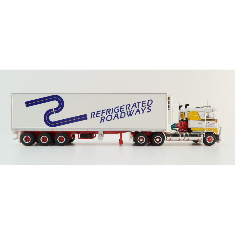 Highway Replicas 12029 Australian Kenworth K100 Prime Mover Freight Semi Reefer Refrigerated Roadways Scale 1:64