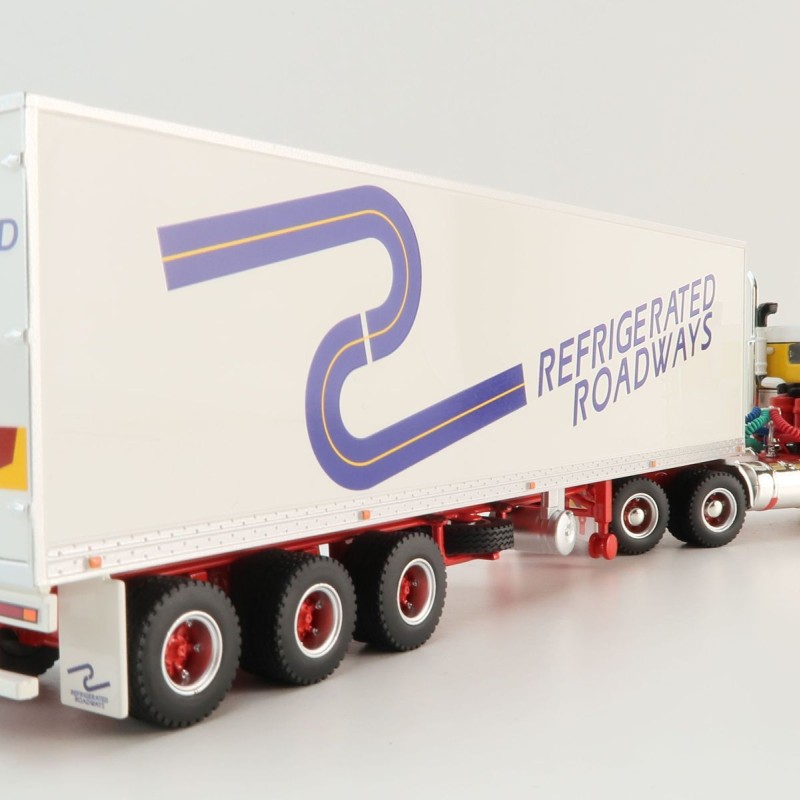 Highway Replicas 12029 Australian Kenworth K100 Prime Mover Freight Semi Reefer Refrigerated Roadways Scale 1:64