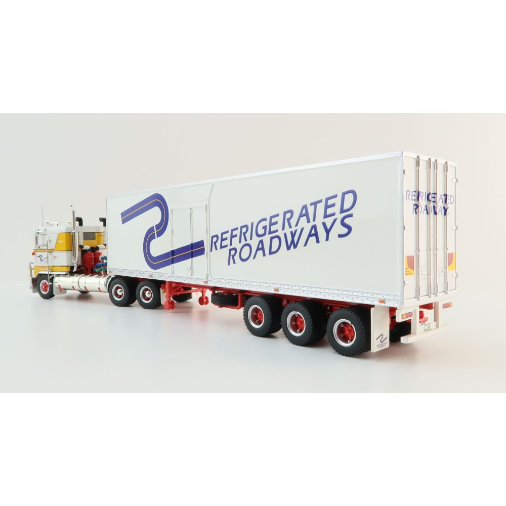 Highway Replicas 12029 Australian Kenworth K100 Prime Mover Freight Semi Reefer Refrigerated Roadways Scale 1:64