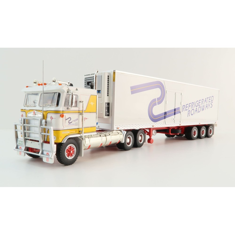 Highway Replicas 12029 Australian Kenworth K100 Prime Mover Freight Semi Reefer Refrigerated Roadways Scale 1:64