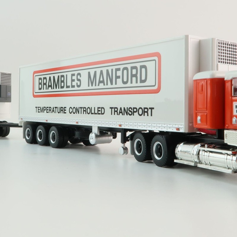 Highway Replicas 12030 Kenworth SAR Truck Double Freight Road Train Brambles Manford Scale 1:64