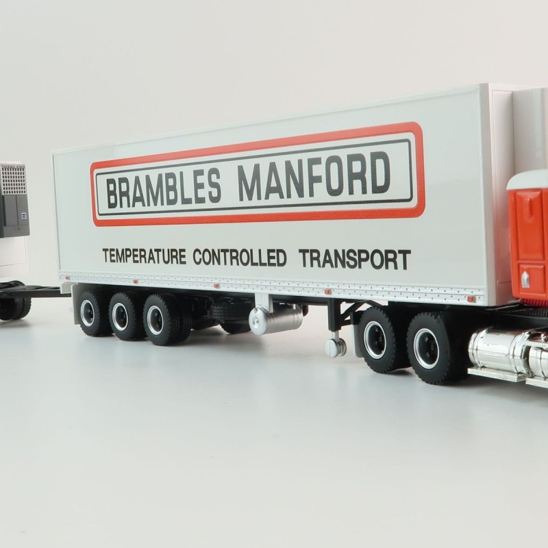 Highway Replicas 12030 Kenworth SAR Truck Double Freight Road Train Brambles Manford Scale 1:64