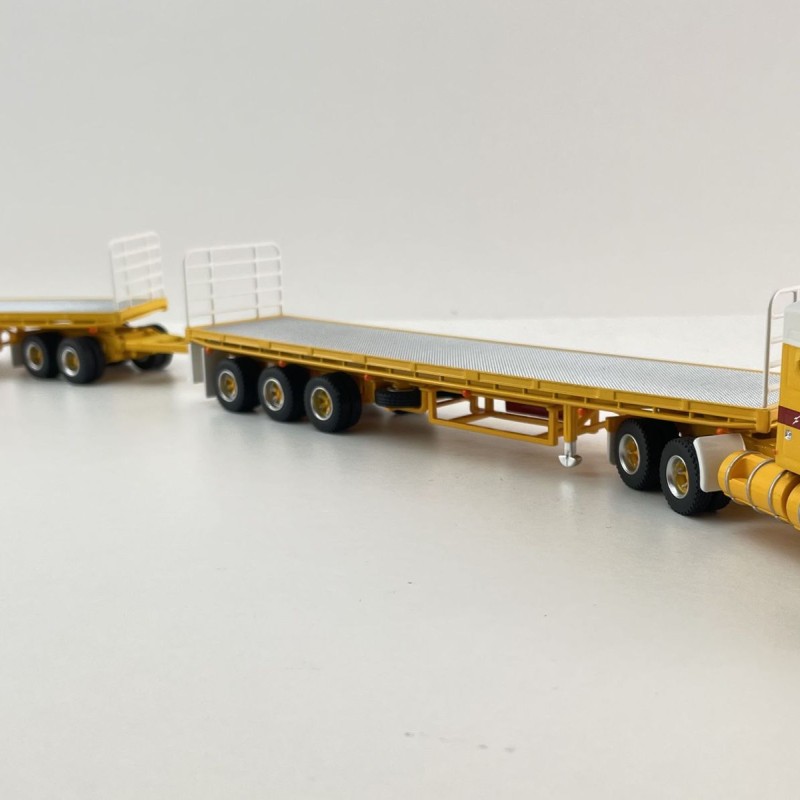 Highway Replicas 12031 Australian Mack Valueliner Truck Flat Top Road Train Neil Mansell Transport - Scale 1:64 