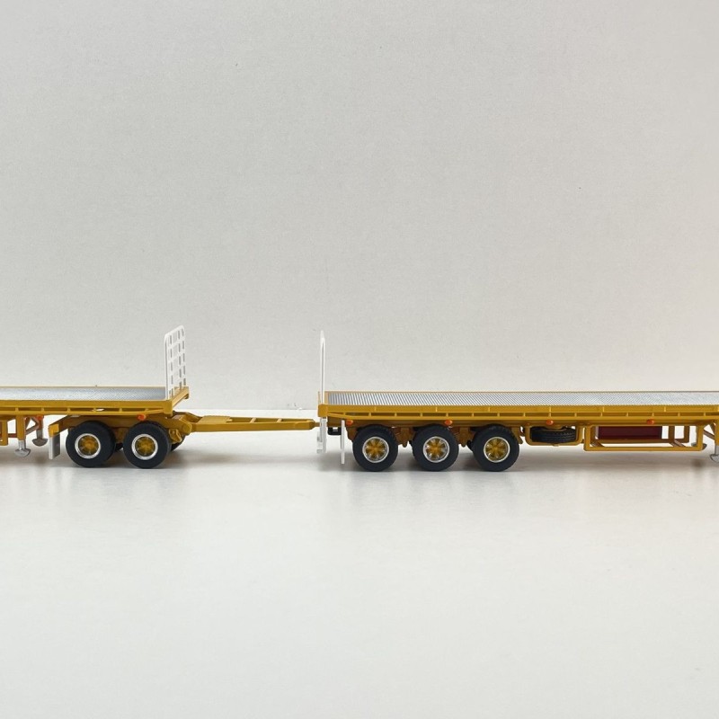 Highway Replicas 12031 Australian Mack Valueliner Truck Flat Top Road Train Neil Mansell Transport - Scale 1:64 