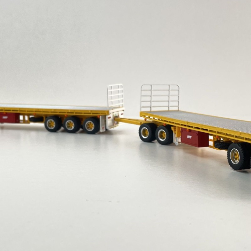 Highway Replicas 12031 Australian Mack Valueliner Truck Flat Top Road Train Neil Mansell Transport - Scale 1:64 