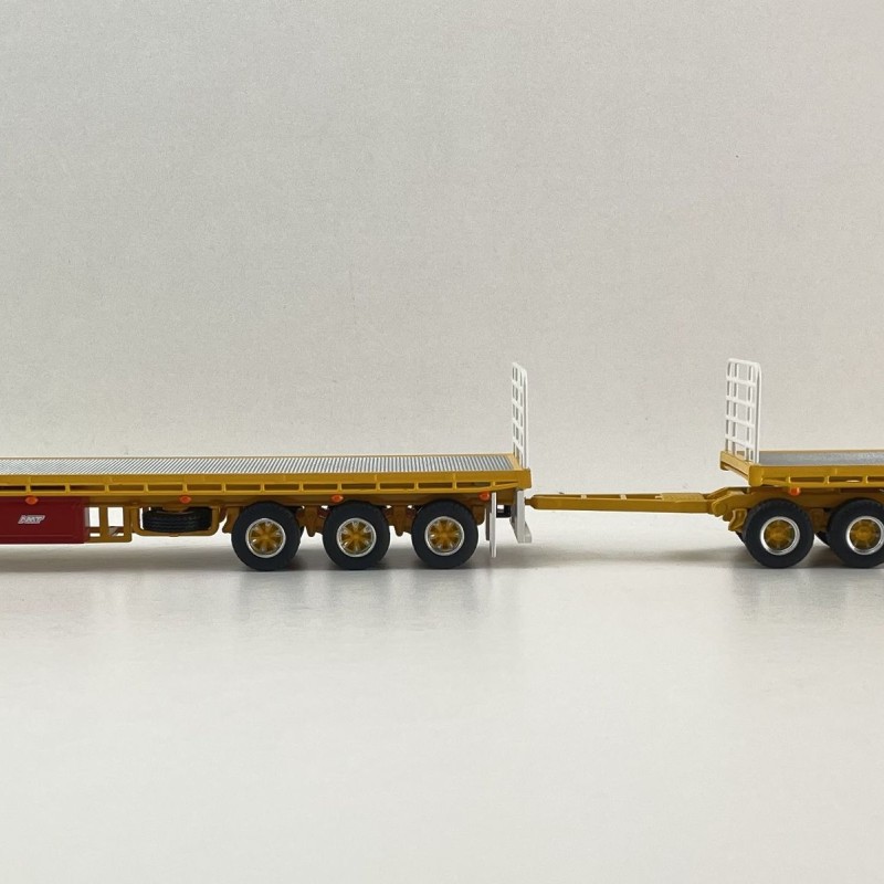 Highway Replicas 12031 Australian Mack Valueliner Truck Flat Top Road Train Neil Mansell Transport - Scale 1:64 