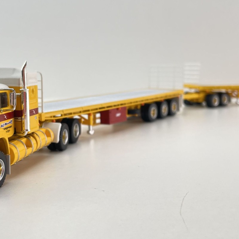 Highway Replicas 12031 Australian Mack Valueliner Truck Flat Top Road Train Neil Mansell Transport - Scale 1:64 