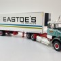 Highway Replicas 12032 Australian Kenworth SAR Day Cab Prime Mover Freight Reefer Semi Box Trailer Eastoe's Transport Scale 1:64