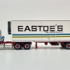 Highway Replicas 12032 Australian Kenworth SAR Day Cab Prime Mover Freight Reefer Semi Box Trailer Eastoe's Transport Scale 1:64