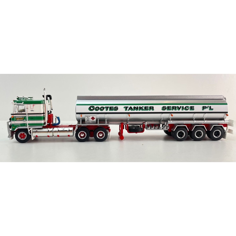 Highway Replicas 12034 Australian Kenworth K100 Truck Semi Tanker Road Train Cootes Scale 1:64