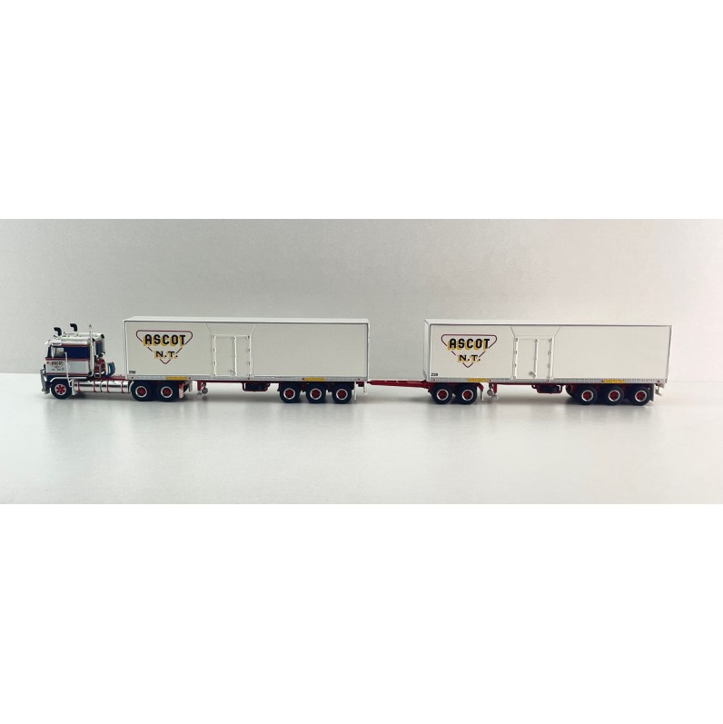 Highway Replicas 12035 Australian Kenworth K100 Road Train Freight Ascot NT Scale 1:64