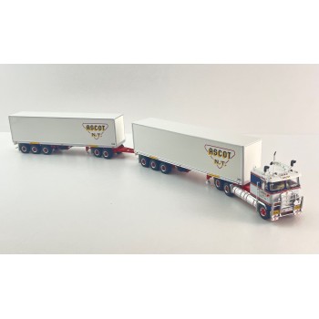 Highway Replicas 12035 Australian Kenworth K100 Road Train Freight Ascot NT Scale 1:64