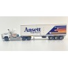 Highway Replicas 12036 Australian Mack Valueliner V8 Prime Mover Freight Semi Box Trailer Ansett Freight Scale 1:64