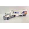 Highway Replicas 12036 Australian Mack Valueliner V8 Prime Mover Freight Semi Box Trailer Ansett Freight Scale 1:64