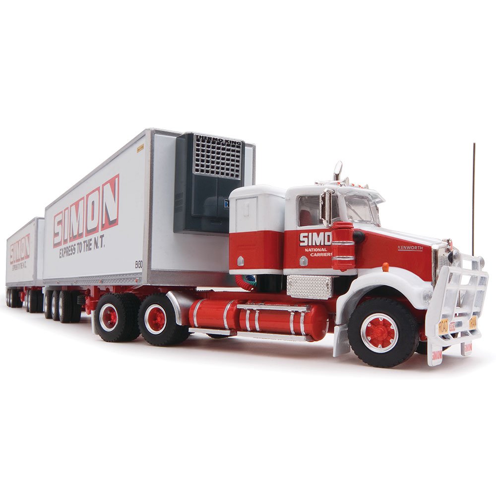 Highway Replicas 12037 Australian Kenworth SAR Reefer Road Train Freight Simon National Carriers Scale 1:64