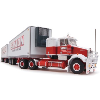 Highway Replicas 12037 Australian Kenworth SAR Reefer Road Train Freight Simon National Carriers Scale 1:64