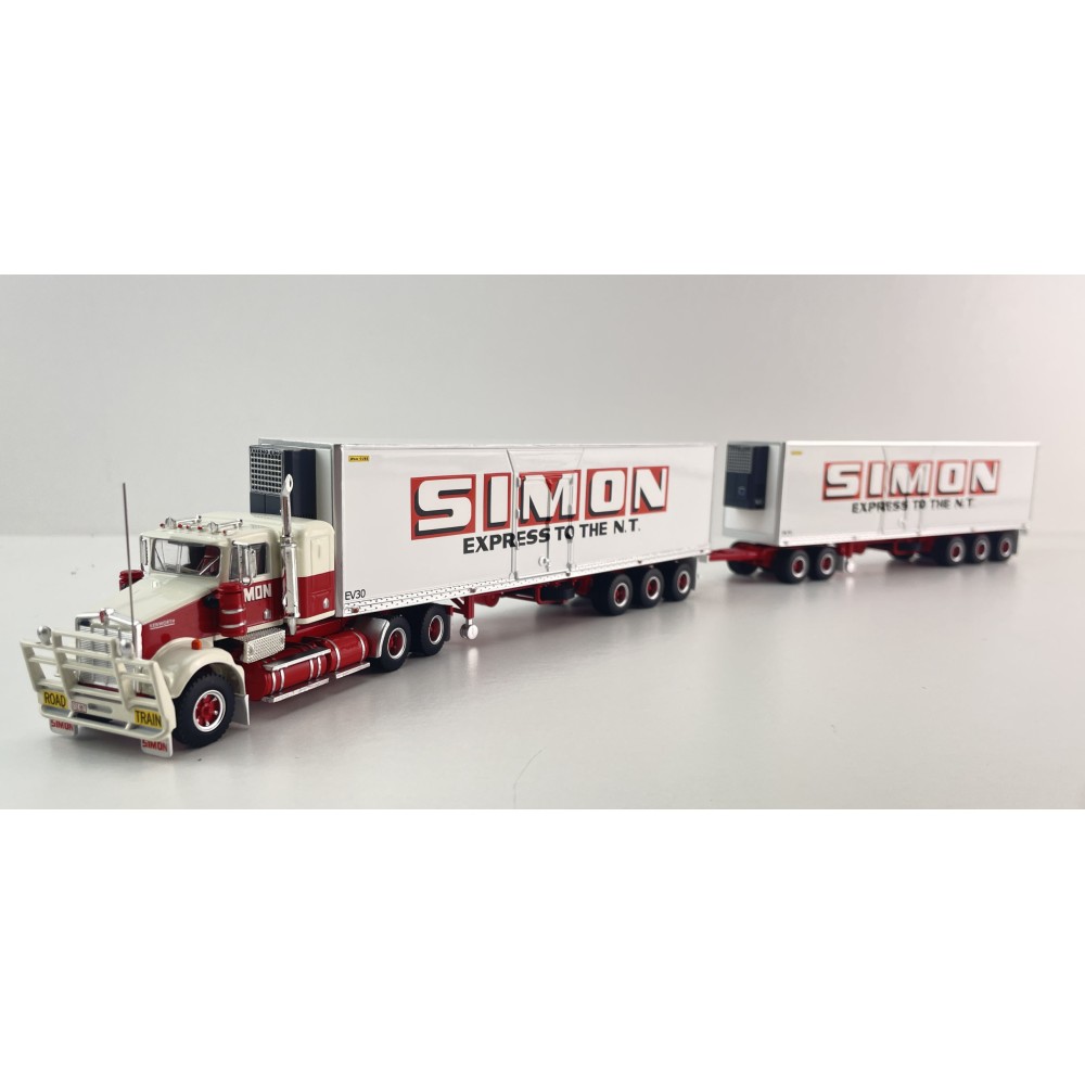 Highway Replicas 12037 Australian Kenworth SAR Reefer Road Train Freight Simon National Carriers Scale 1:64